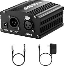 XLR MICROPHONE WITH PHANTOM POWER SUPPLY